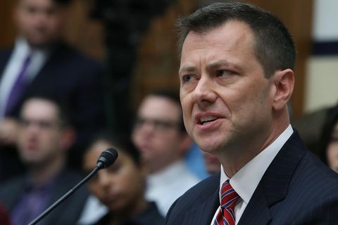FBI-Mann Peter Strzok bei einem Hearing - Wegen einer Notiz zu Donald Trump wurde er jetzt gefeuert