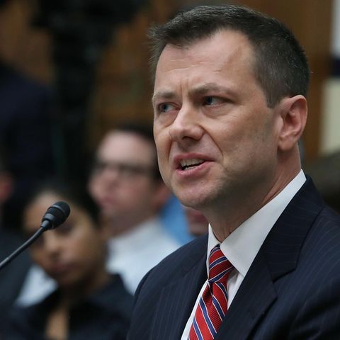FBI-Mann Peter Strzok bei einem Hearing - Wegen einer Notiz zu Donald Trump wurde er jetzt gefeuert
