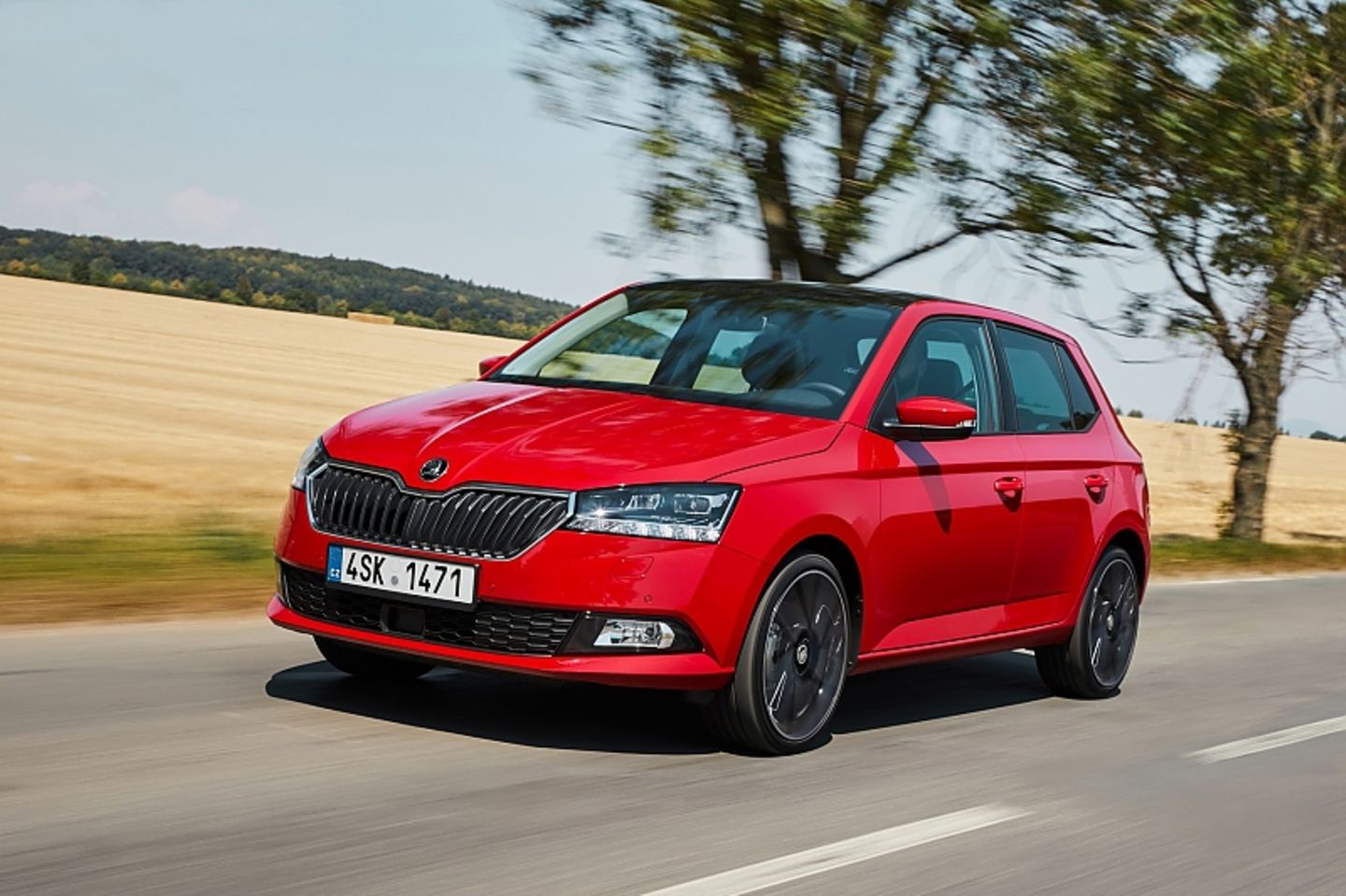 Mit dem 110 PS Motor ist der Fabia maximal 195 km/h schnell