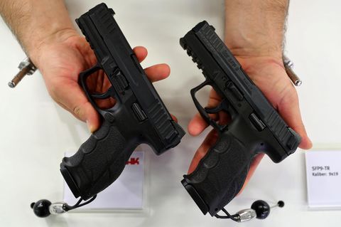 Die SFP 9, die neue Dienstpistole der Polizei, gilt als gute Waffe.