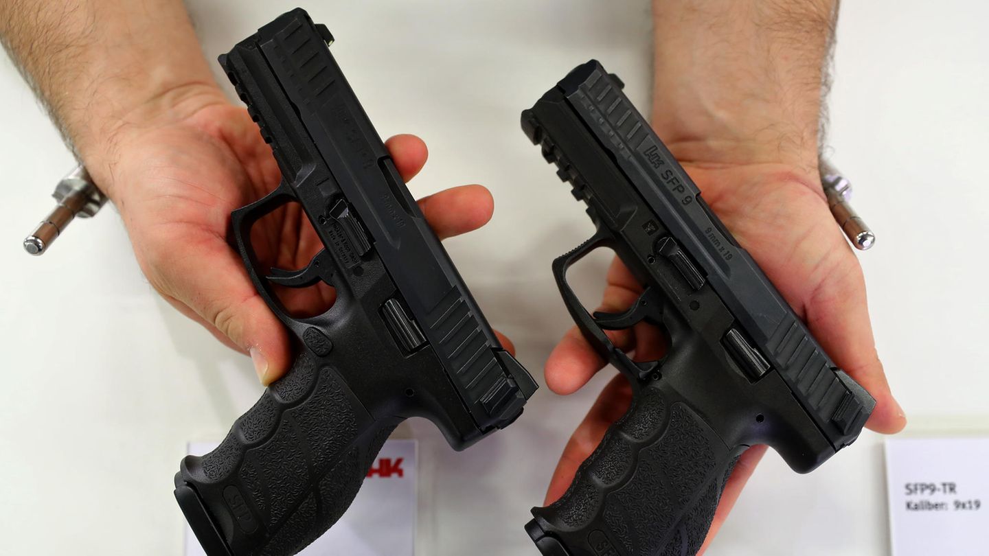 Die SFP 9, die neue Dienstpistole der Polizei, gilt als gute Waffe.