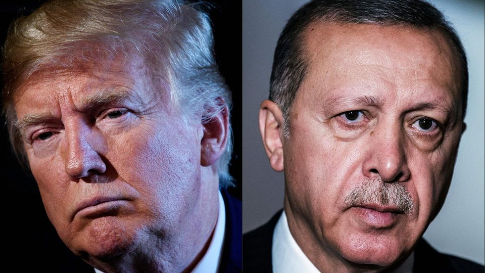 Newsticker: US-Präsident Donald Trump und der türkische Staatschef Recep Tayyip Erdogan