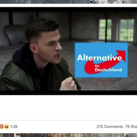 Ausschnitt aus dem Musikvideo zu "ABER"