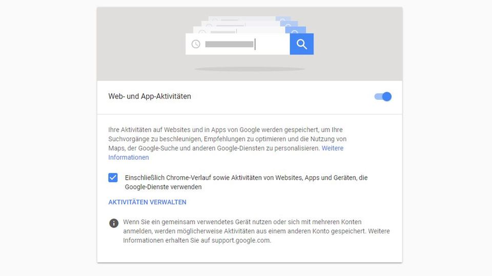 Smartphone-GPS: Aus der Beschreibung der Web- und App-Aktivitäten ist auf den ersten Blick kaum ersichtlich, dass auch der Standort gespeichert wird Aus der Beschreibung der Web- und App-Aktivitäten ist auf den ersten Blick kaum ersichtlich, dass auch der Standort gespeichert wird