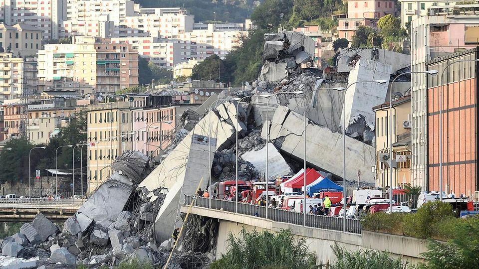Genua, Italien: Ursachensuche nach Brückeneinsturz