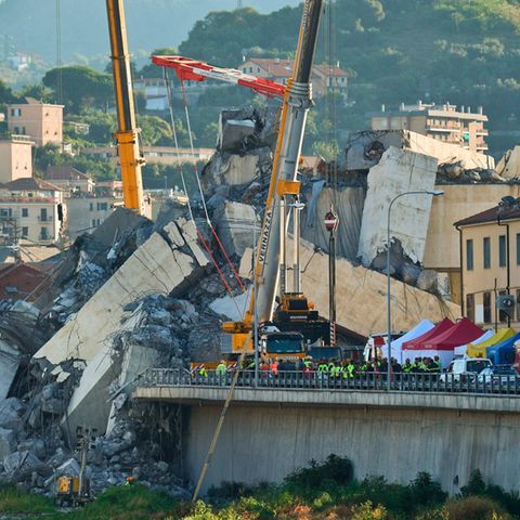 Ursachen-Suche: Genua-Katastrophe: Von einem Blitzschlag ist noch keine Brücke eingestürzt