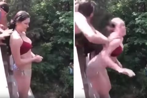 Moulton Falls Washington: 16-Jährige wird von "Freundin" von Brücke gestoßen
