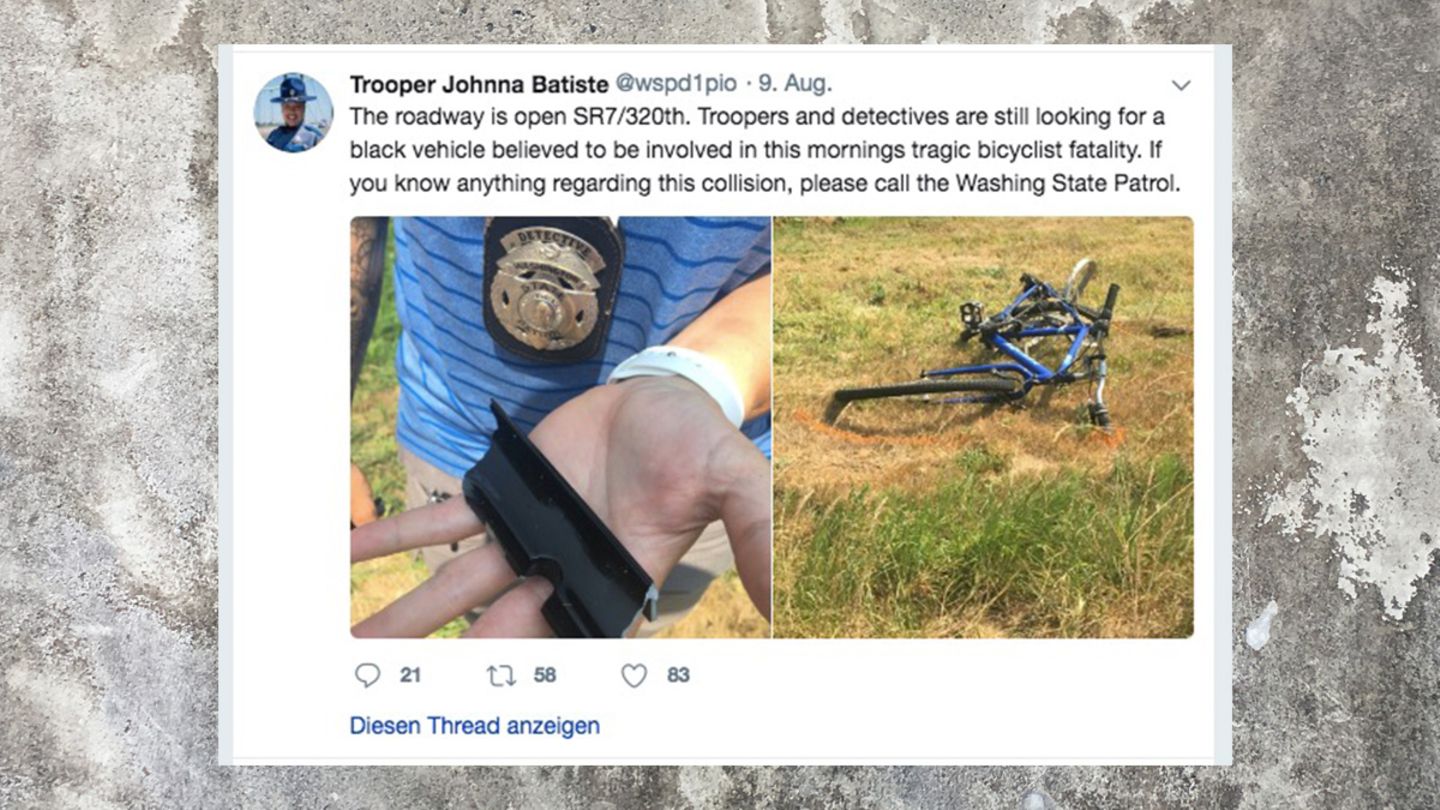 Washington State Police auf Twitter