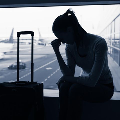 Depression: Am Flughafen