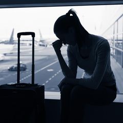 Depression: Am Flughafen