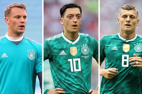 Nur lauwarmes Bedauern: Manuel Neuer, Mesut Özil und Toni Kroos