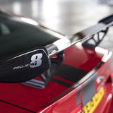 Der Heckspoiler ist in zwei Stufen verstellbar