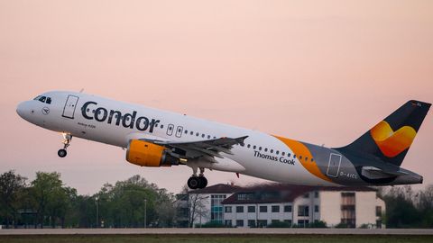 Nach der Bombendrohung flog der Pilot sofort Chania auf Kreta an