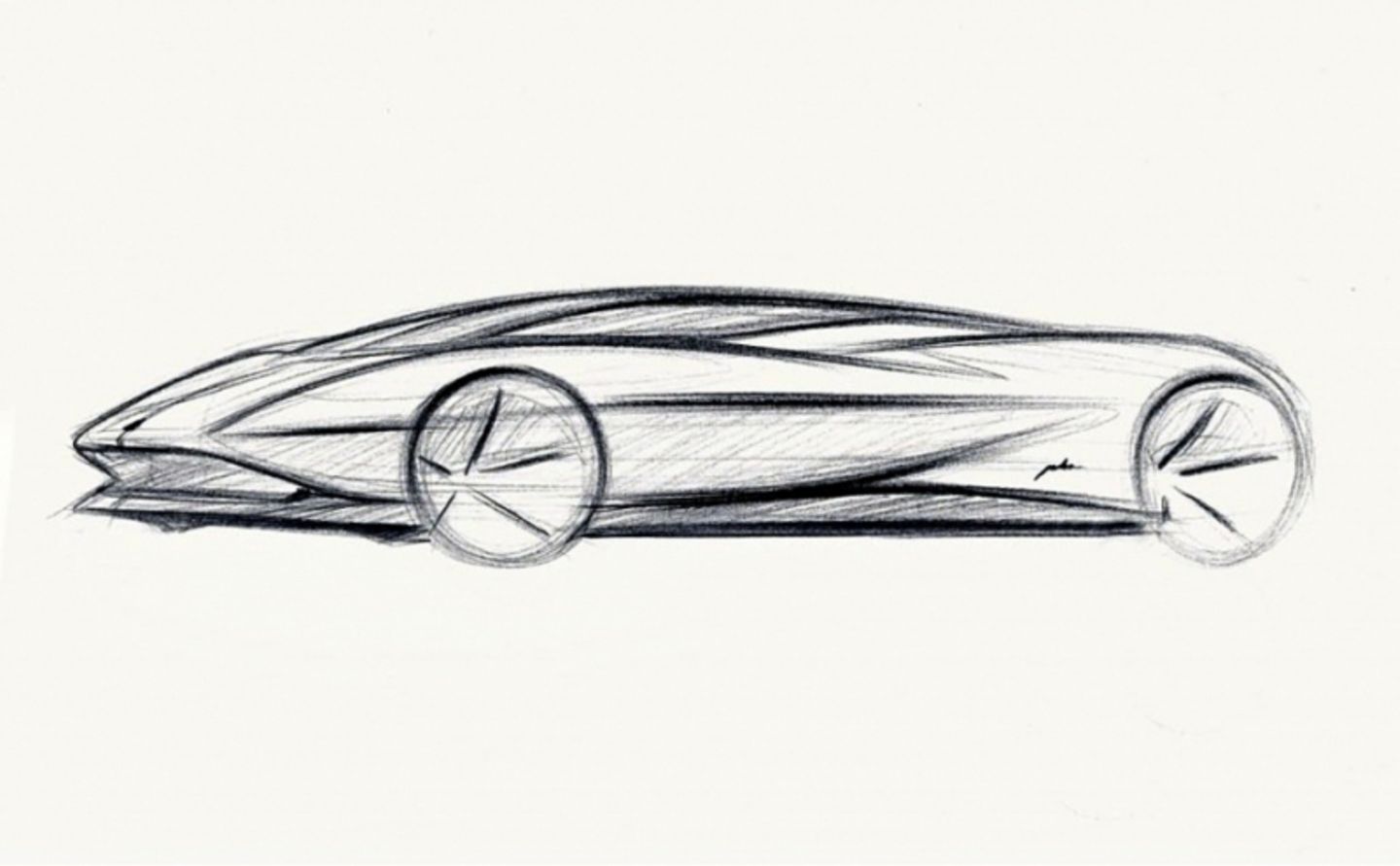 Skizze Pininfarina Hypersportwagen 2020