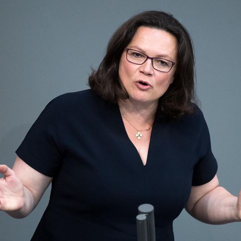 Andrea Nahles hat vorgeschlagen, der Türkei finanziell unter die Arme zu greifen