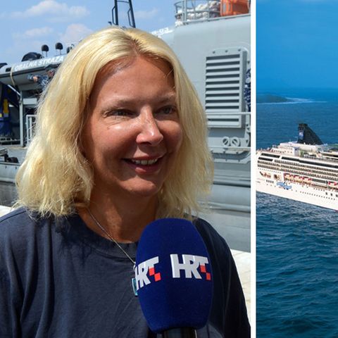 Kay L. und das Kreuzfahrtschiff "Norwegian Star"
