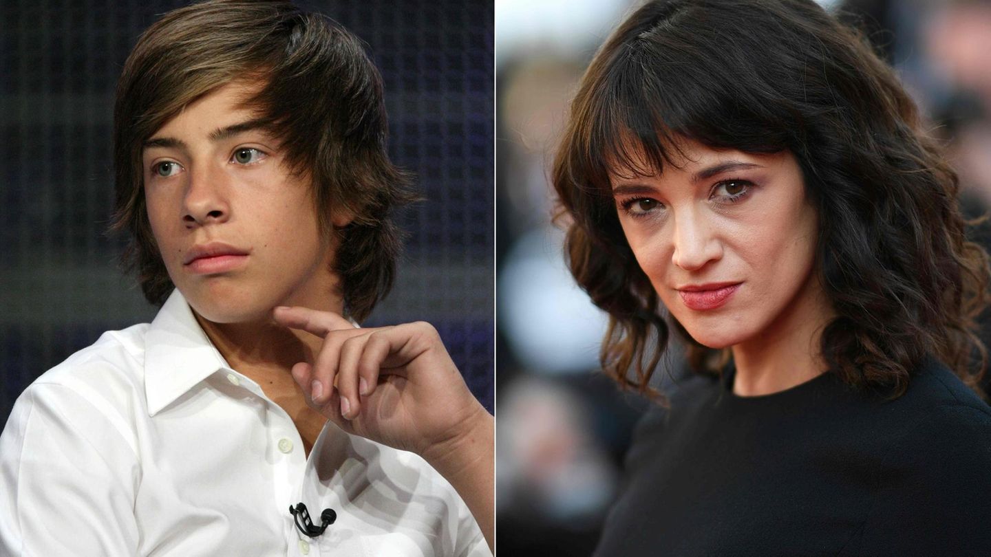 Jimmy Bennett (2010) und Asia Argento