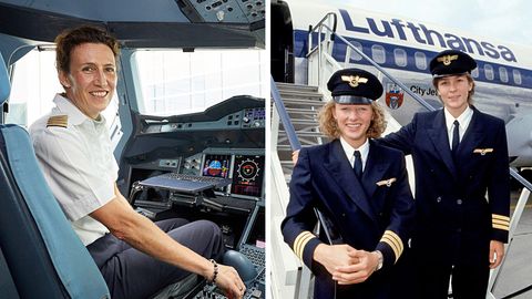 Pilotinnen bei der Lufthansa: