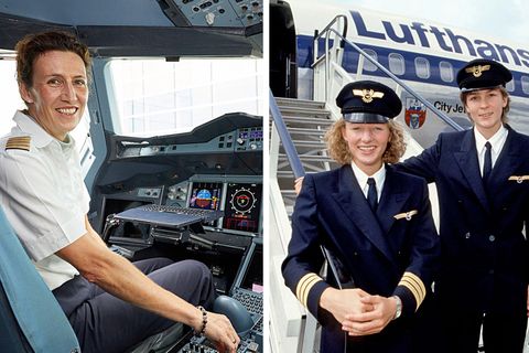 Pilotinnen bei der Lufthansa: