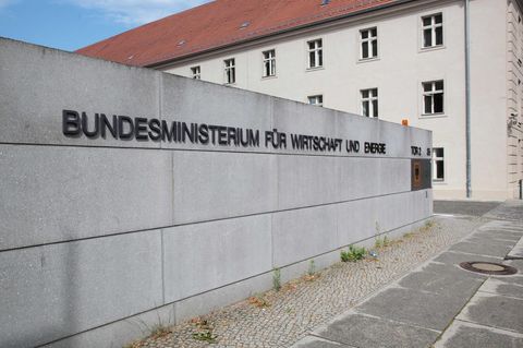 Das Bundesministerium für Wirtschaft und Energie in Berlin