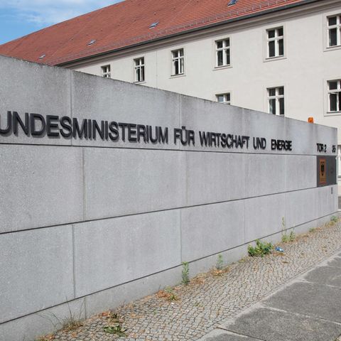 Das Bundesministerium für Wirtschaft und Energie in Berlin