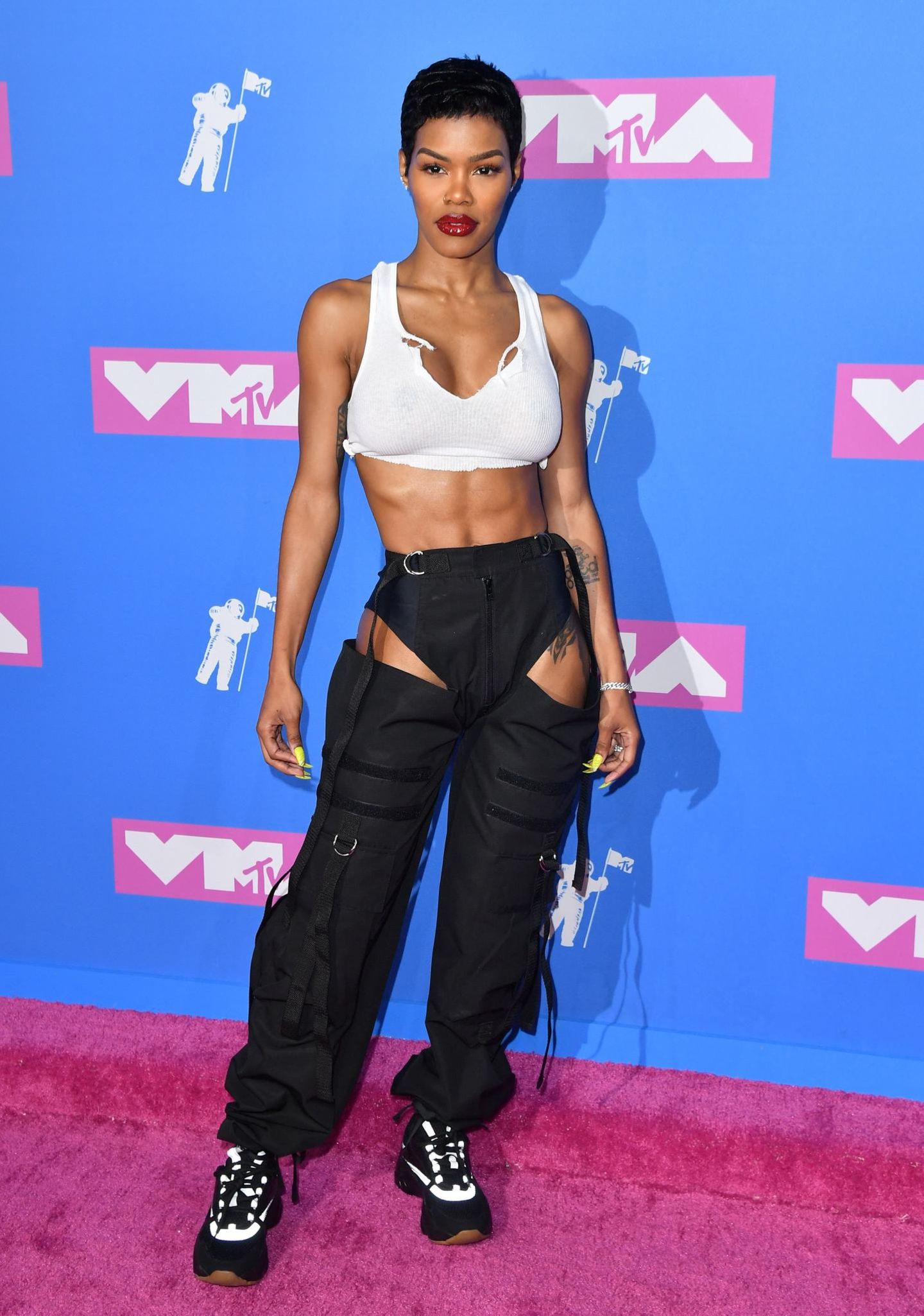 ... Tänzerin Teyana Taylor. Auch beim Oberteil waren sich beide Frauen einig: weniger ist mehr.