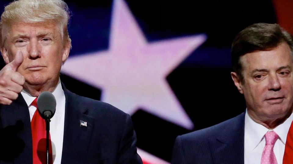 Trump und sein ehemaliger Wahlkampfmanager Manafort Trump und sein ehemaliger Wahlkampfmanager Manafort