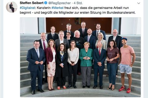 Twitter-Foto von Steffen Seibert