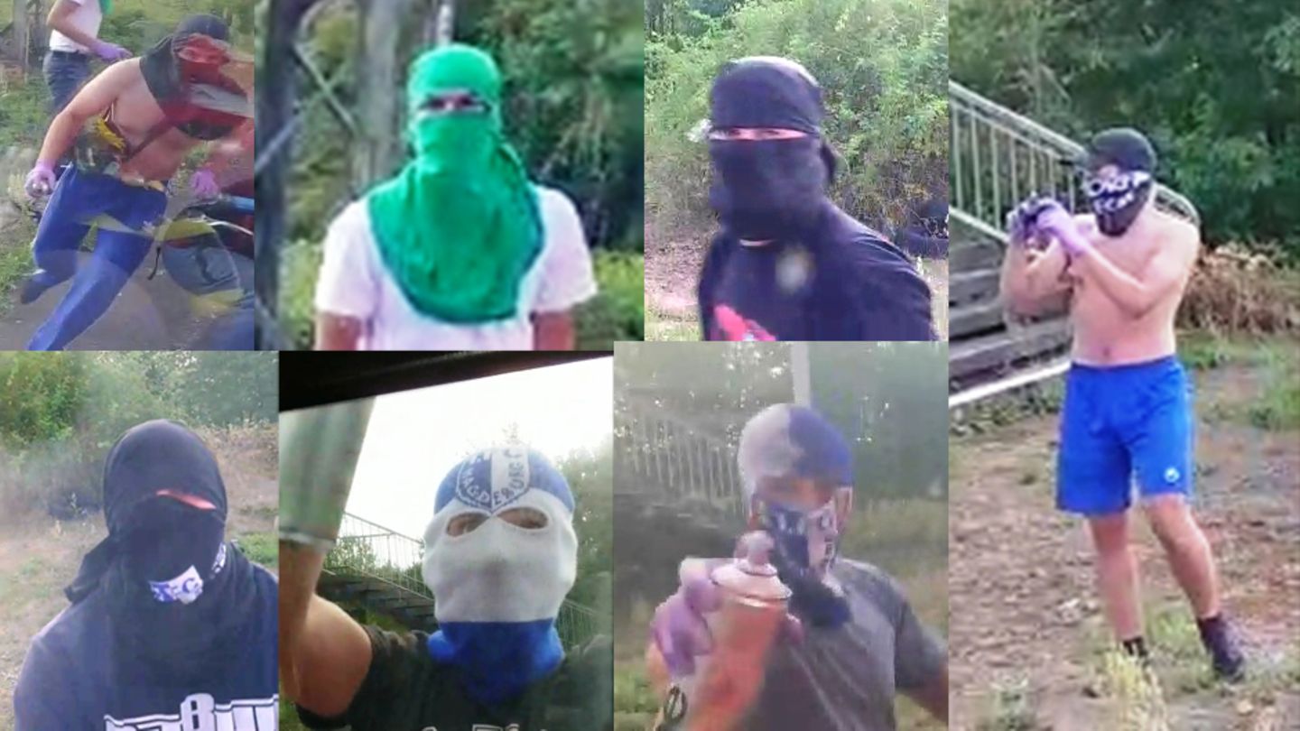 Magdeburg: Ein Dutzend Vermummte überfallen und verwüsten S-Bahn Magdeburg: Ein Dutzend Vermummte überfallen und verwüsten S-Bahn