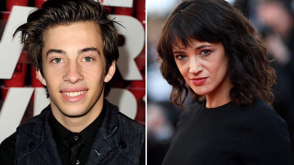 Angeblich 17-Jährigen missbraucht: Jimmy Bennett (2013) und Asia Argento Jimmy Bennett (2013) und Asia Argento