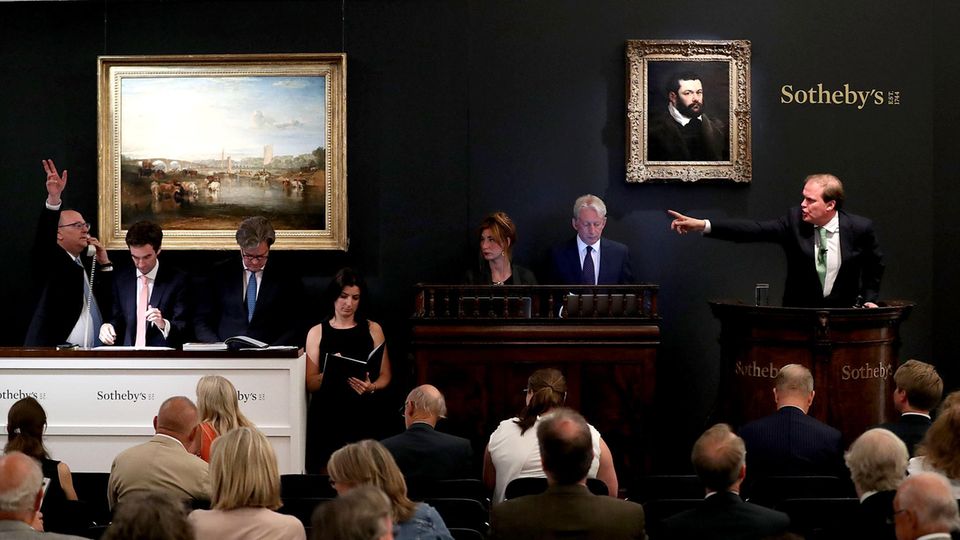 Kunstauktion Sotheby's Eine Kunstauktion bei Sotheby's
