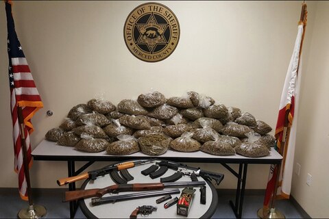 36 Kilogramm Mariuhana wurden in einem Kinderzimmer in Kalifornien von der Polizei beschlagnahmt. 