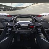 Das Cockpit des Audi PB18 e-tron schaut futuristisch aus
