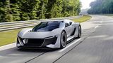 Der Audi PB18 e-tron hat Feststoffbatterien verbaut, die eine Reichweite von rund 500 Kilometern garantieren