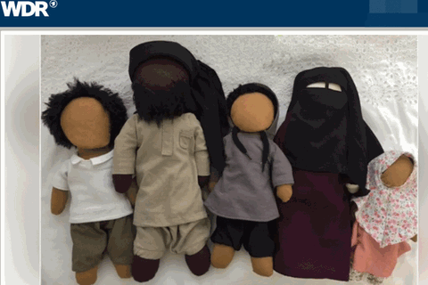 Salafistische Kinderpuppe - Köln