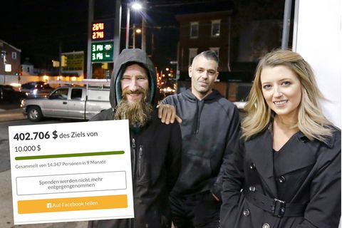 USA: Trotz 400.000 Dollar obdachlos, weil seine Helfer ihm sein Geld nicht geben wollen