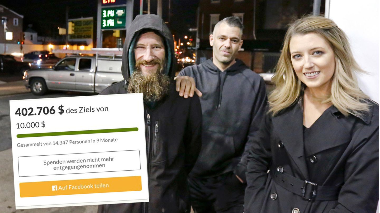 USA: Trotz 400.000 Dollar obdachlos, weil seine Helfer ihm sein Geld nicht geben wollen
