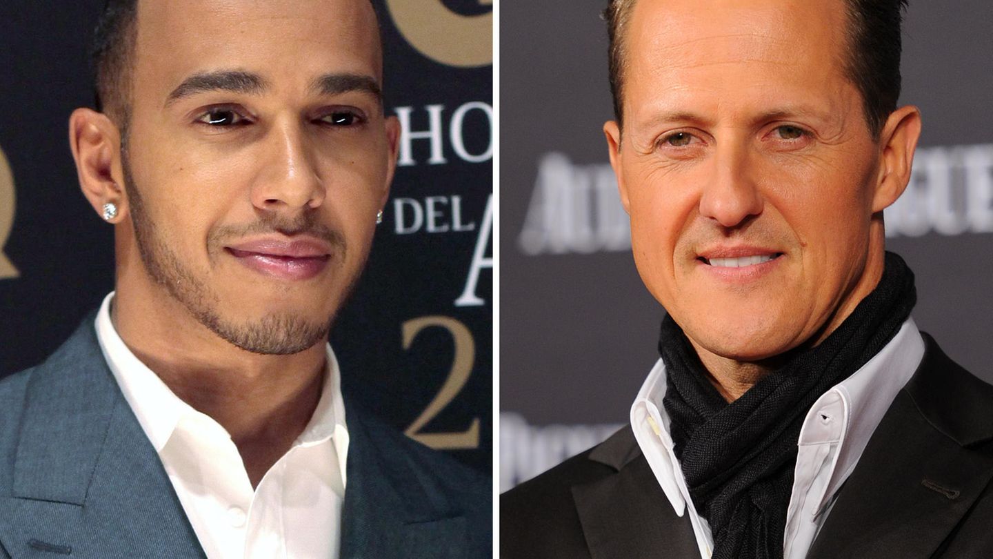"Keep fioghting, Michael": Lewis Hamilton twitterte warme Worte an Michael Schumacher 
