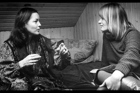 Romy Schneider und Alice Schwarzer