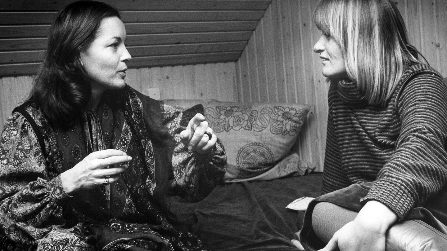 Romy Schneider und Alice Schwarzer