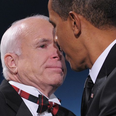John McCain und Barack Obama, hier bei einer parteiübergreifenden Veranstaltung im Januar 2009 in Washington