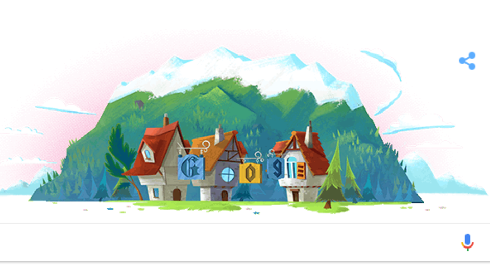Google Doodle Zugspitze