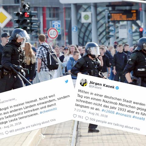 So entsetzt reagieren die Menschen auf die Proteste in Chemnitz.