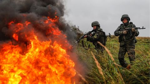 Die Übung Zapad 2017 war wesentlich kleiner als das nun geplante Großmanöver.