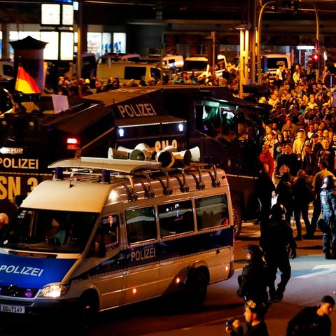Demonstrationen in Chemnitz am Montagabend