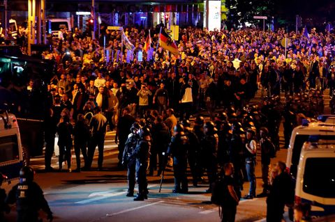 Protest in Chemnitz