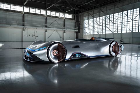 Der Mercedes EQ Silver Arrow hat 550 kW / 750 PS