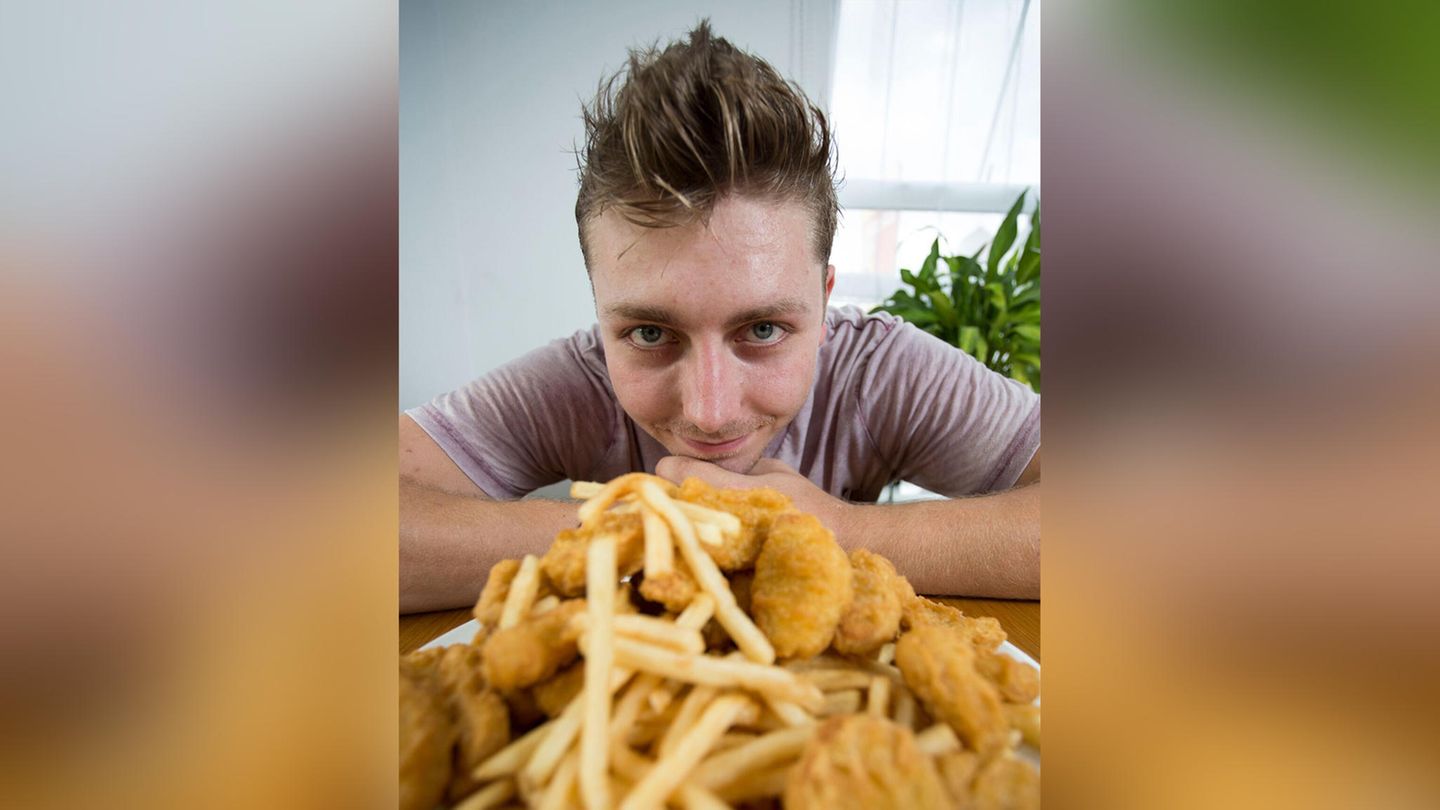 Ganze 17 Jahre ernährte sich Ryan (im Bild) fast ausschließlich von Chicken Nuggets und Pommes