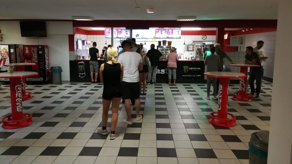 Die Snackbar des Autokinos Köln-Porz Die Snackbar des Autokinos Köln-Porz