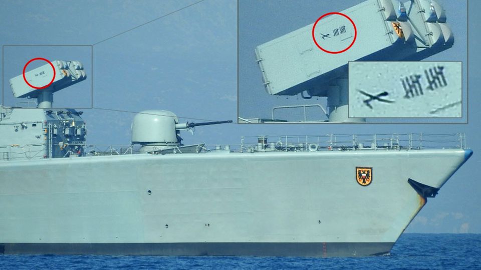 Marine: Deutsche Fregatte brüstet sich mit Abschüssen. Wen hat die Marine vom Himmel geholt?